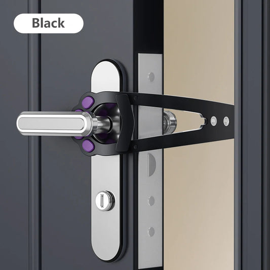 Punch-Free Pet Door Opener Adjustable Cat Door Holder Latch Easy Installation Pet Flap Door for Dog Cats Pet Supplies